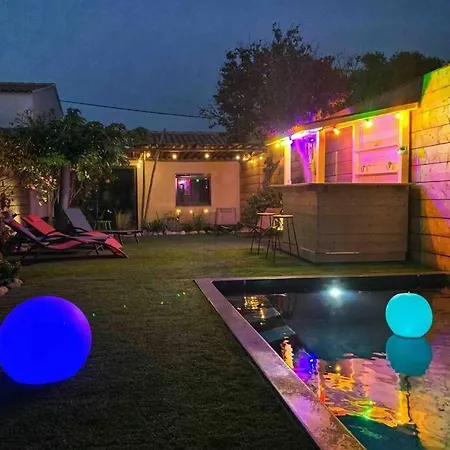 빌라 Vita, Piscine Privee Chauffee & Jacuzzi Privatif, 5mn Des Plages *